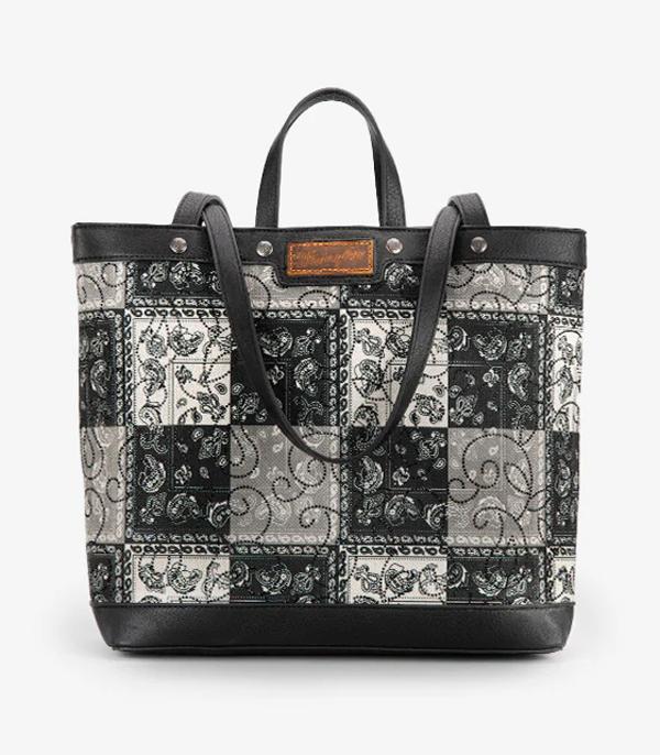 WHAT'S NEW :: Wholesale Wrangler Paisley Large Carry Tote Bag