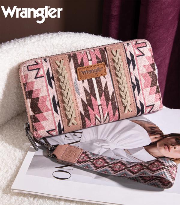 MONTANAWEST BAGS :: WALLETS I SMALL ACCESSORIES :: Wholesale Wrangler Southwestern Print Wallet