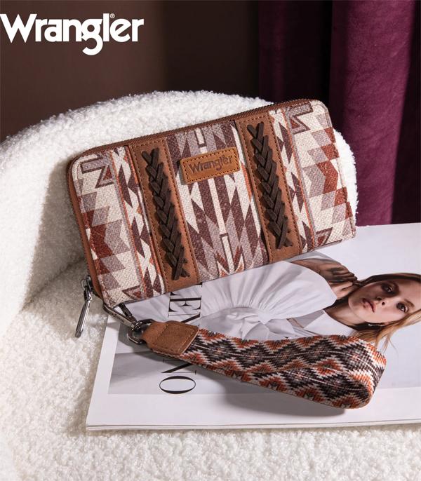 MONTANAWEST BAGS :: WALLETS I SMALL ACCESSORIES :: Wholesale Wrangler Southwestern Art Print Wallet