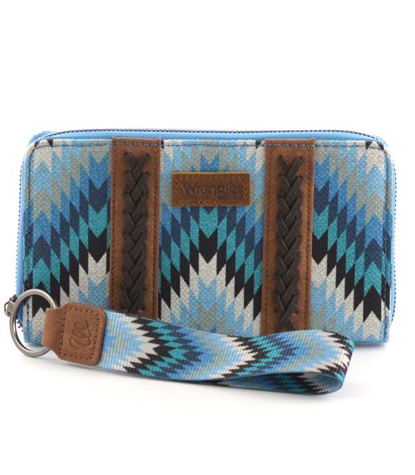 MONTANAWEST BAGS :: WALLETS I SMALL ACCESSORIES :: Wholesale Wrangler Southwestern Print Wallet