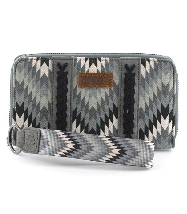 MONTANAWEST BAGS :: WALLETS I SMALL ACCESSORIES :: Wholesale Wrangler Southwestern Print Wallet