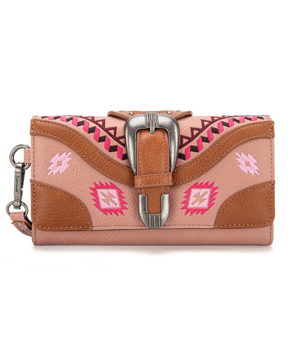 MONTANAWEST BAGS :: WALLETS I SMALL ACCESSORIES :: Wholesale Montana West Aztec Buckle Wallet