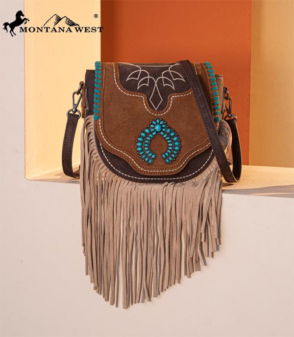 WHAT'S NEW :: Wholesale Squash Blossom Concho Fringe Crossbody