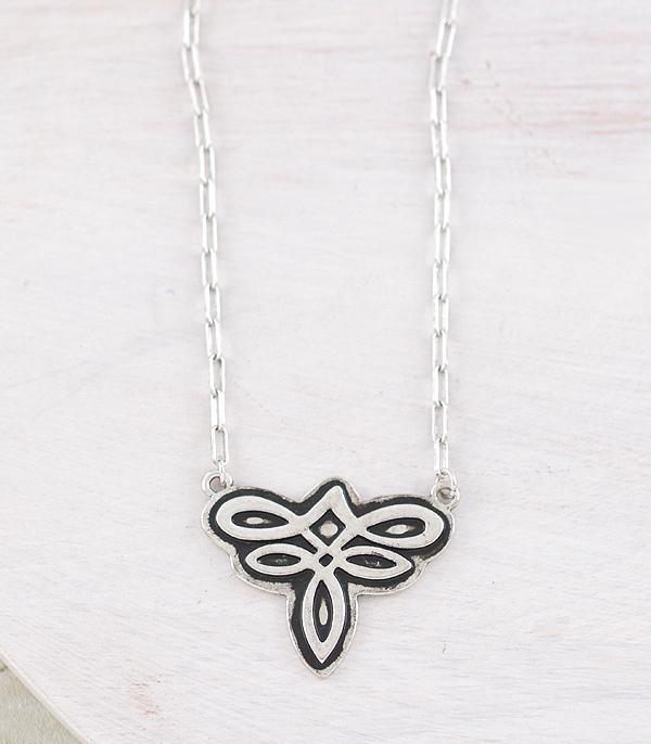 WHAT'S NEW :: Wholesale Western Boot Stitch Pendant Necklace 