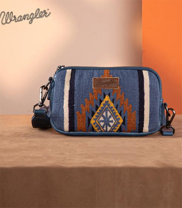 MONTANAWEST BAGS :: CROSSBODY BAGS :: Wholesale Wrangler Southwestern Crossbody Wallet