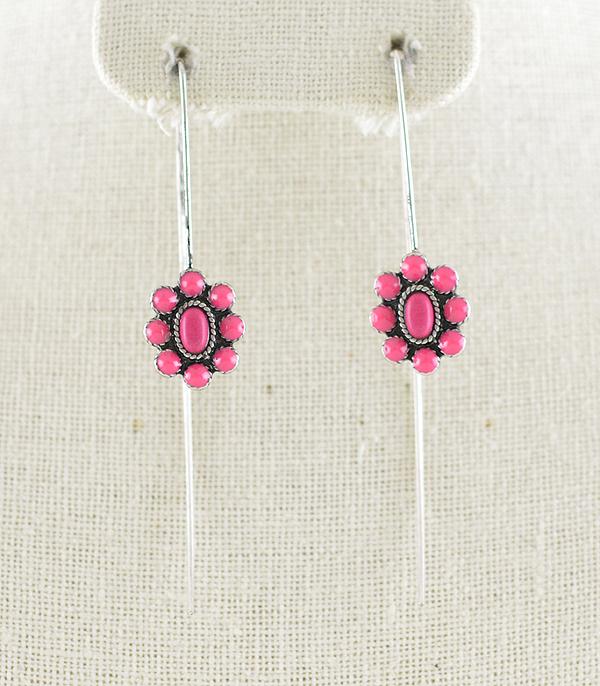EARRINGS :: WESTERN HOOK EARRINGS :: Wholesale Concho Threader Earrings
