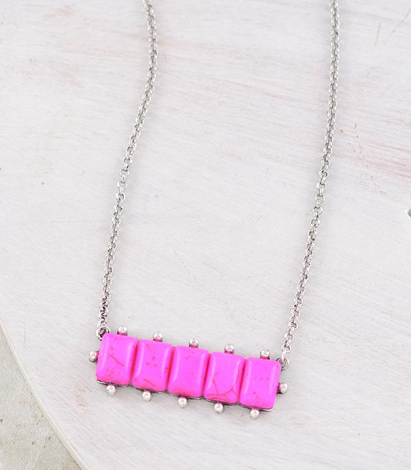 WHAT'S NEW :: Wholesale Western Turquoise Bar Necklace