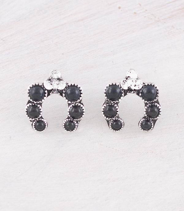 EARRINGS :: WESTERN POST EARRINGS :: Wholesale Western Ace Squash Blossom Earrings
