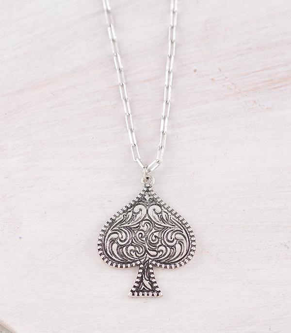 WHAT'S NEW :: Wholesale Western Ace Pendant Necklace