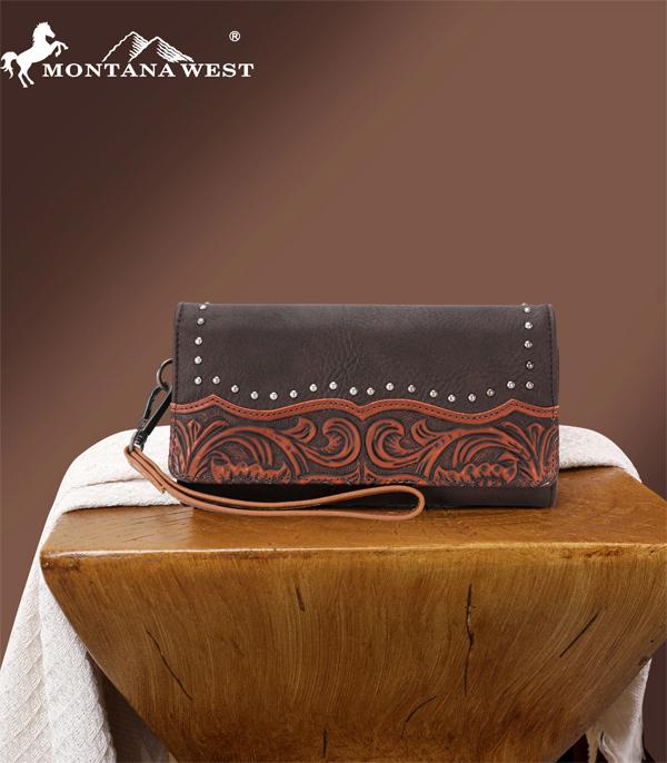 WHAT'S NEW :: Wholesale Montana West Tooled Wallet