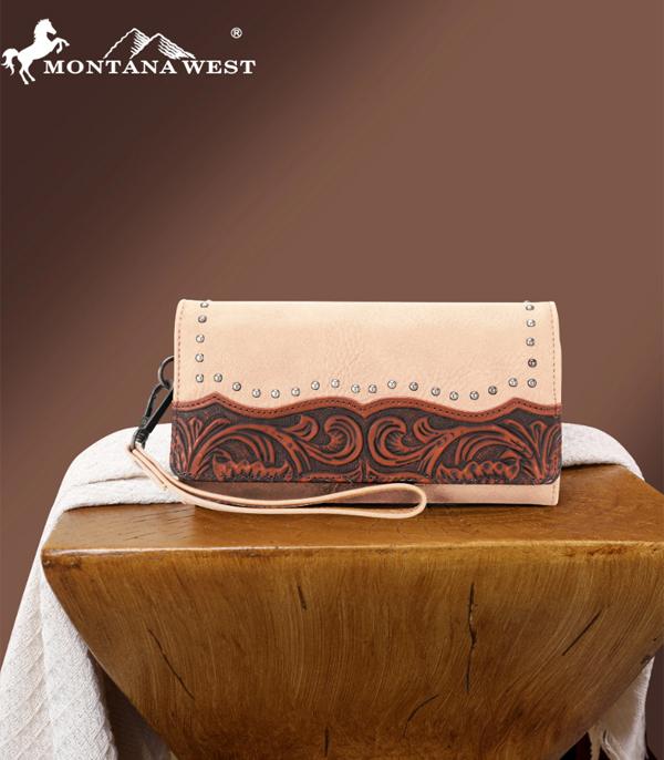 WHAT'S NEW :: Wholesale Montana West Tooled Wallet