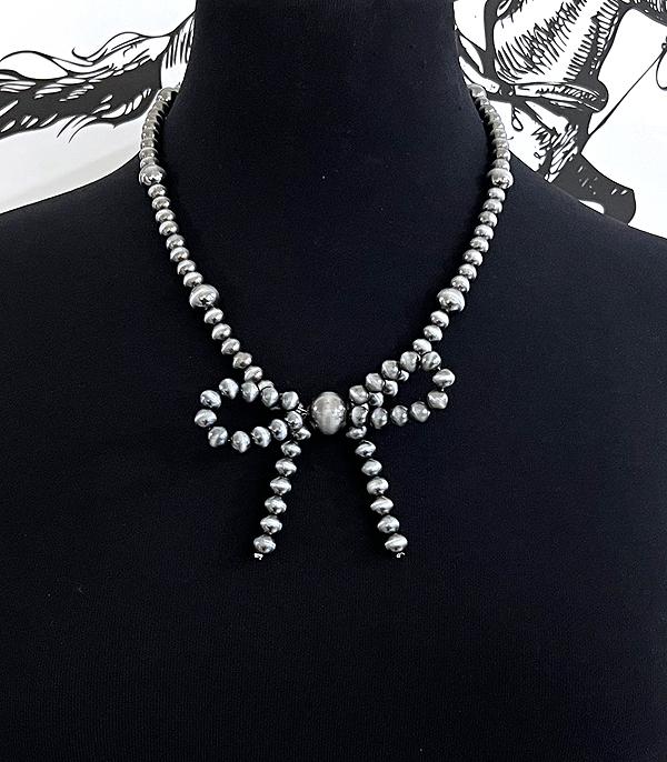 WHAT'S NEW :: Wholesale Western Navajo Pearl Bow Necklace