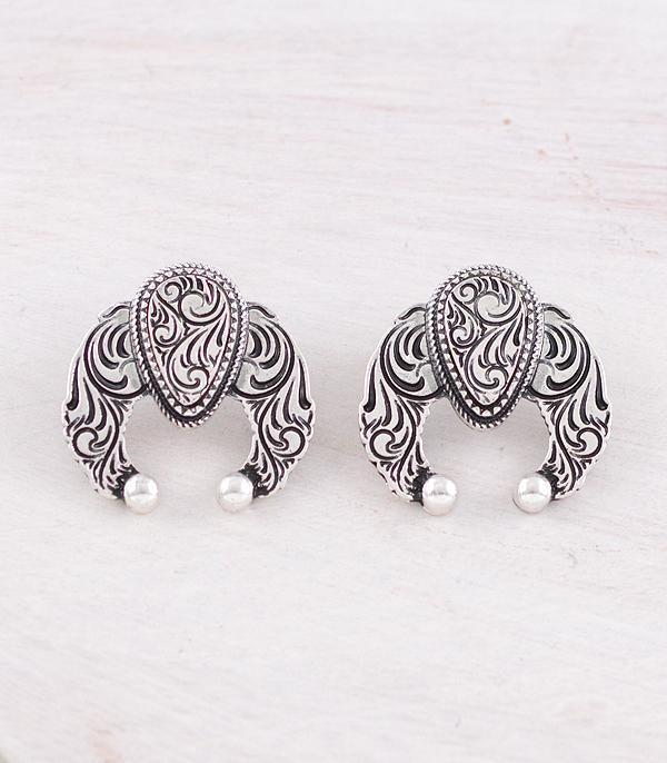 WHAT'S NEW :: Wholesale Western Tooling Squash Blossom Earrings
