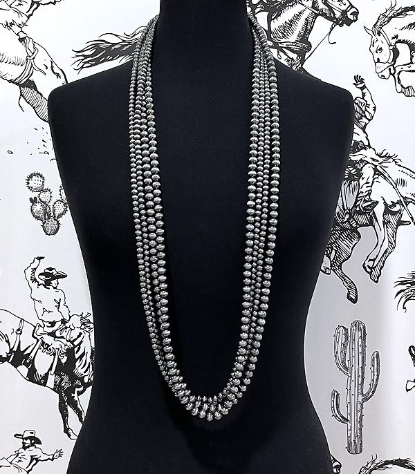 WHAT'S NEW :: Wholesale Multi Strand Navajo Pearl Bead Necklace
