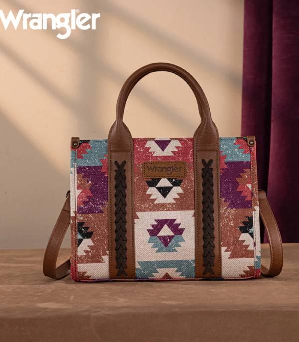 WHAT'S NEW :: Wholesale Wrangler Aztec Pattern Tote Crossbody 