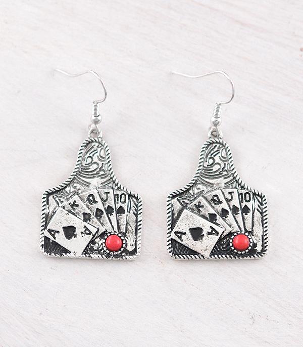 EARRINGS :: WESTERN HOOK EARRINGS :: Wholesale Western Cattle Tag Earrings