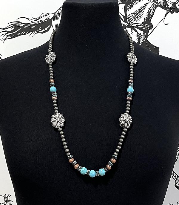 WHAT'S NEW :: Wholesale Western Navajo Pearl Bead Long Necklace