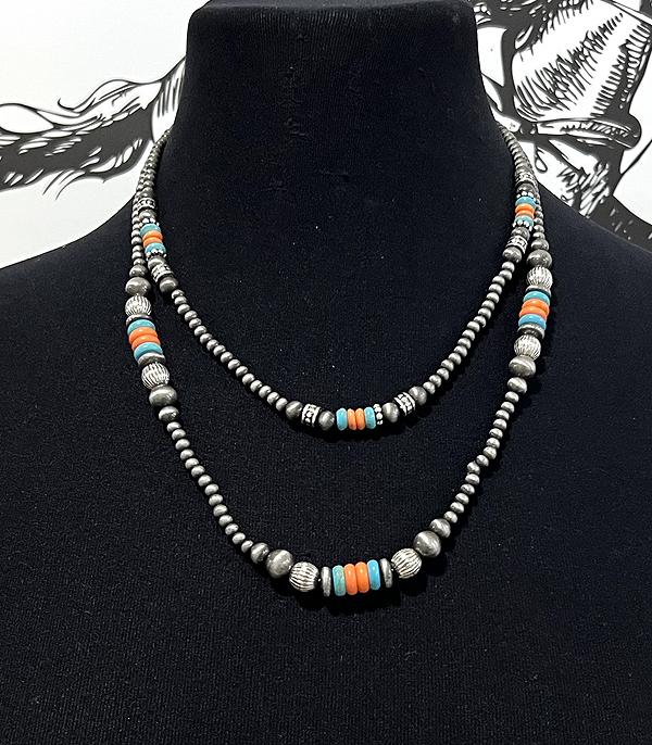 WHAT'S NEW :: Wholesale Western Navajo Pearl Layered Necklace