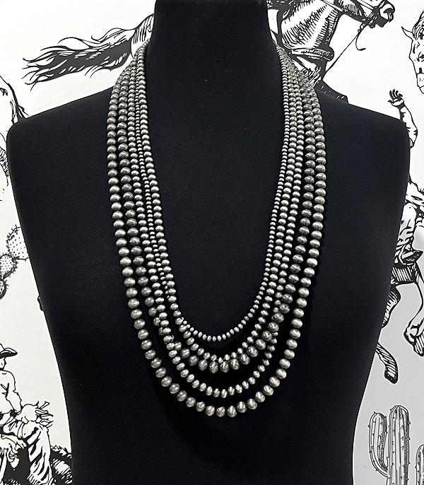 WHAT'S NEW :: Wholesale Western Navajo Pearl Layered Necklace