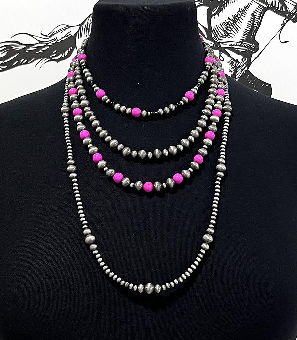 WHAT'S NEW :: Wholesale Western Navajo Pearl Layered Necklace