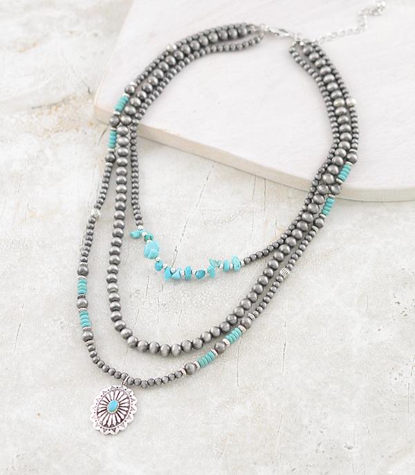 WHAT'S NEW :: Wholesale Western Navajo Pearl Layered Necklace