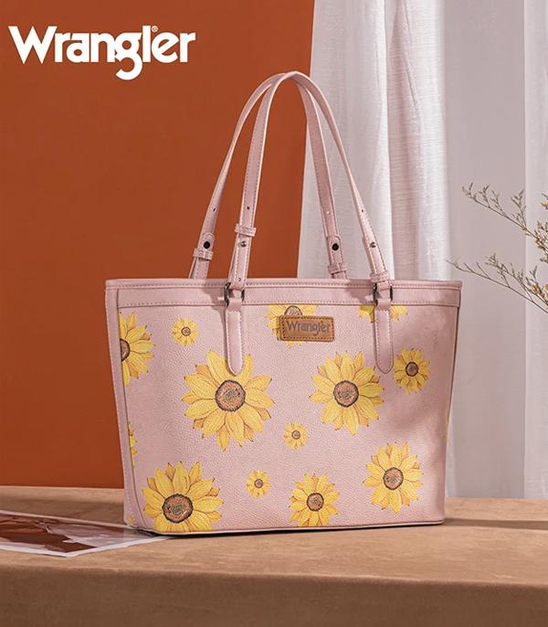 New Arrival :: Wholesale Wrangler Sunflower Print Tote Bag
