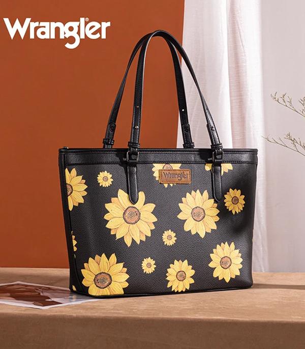 New Arrival :: Wholesale Wrangler Sunflower Print Tote Bag