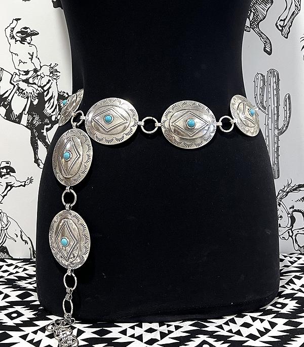 WHAT'S NEW :: Wholesale Western Turquoise Concho Belt