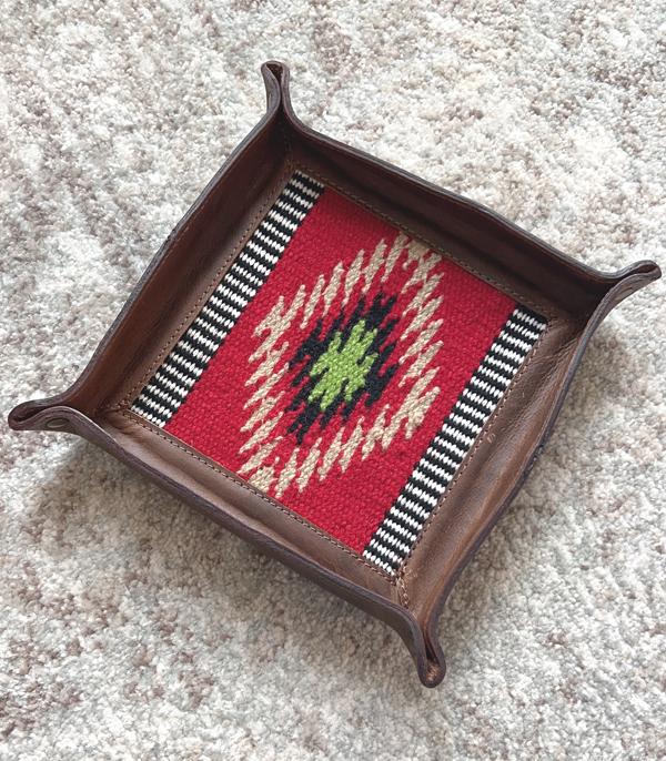 WHAT'S NEW :: Wholesale Western Aztec Leather Catchall Tray