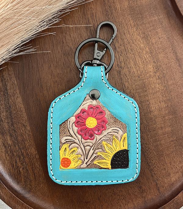 <font color=BLUE>WATCH BAND/ GIFT ITEMS</font> :: KEYCHAINS :: Wholesale Genuine Leather Cattle Tag Keychain