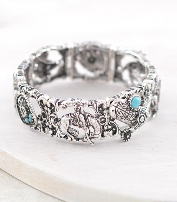 BRACELETS :: STRETCH :: Wholesale Western Cowboy Bracelet