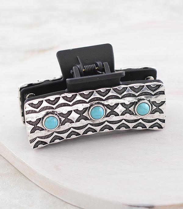 WHAT'S NEW :: Wholesale Western Turquoise Hair Claw Clip