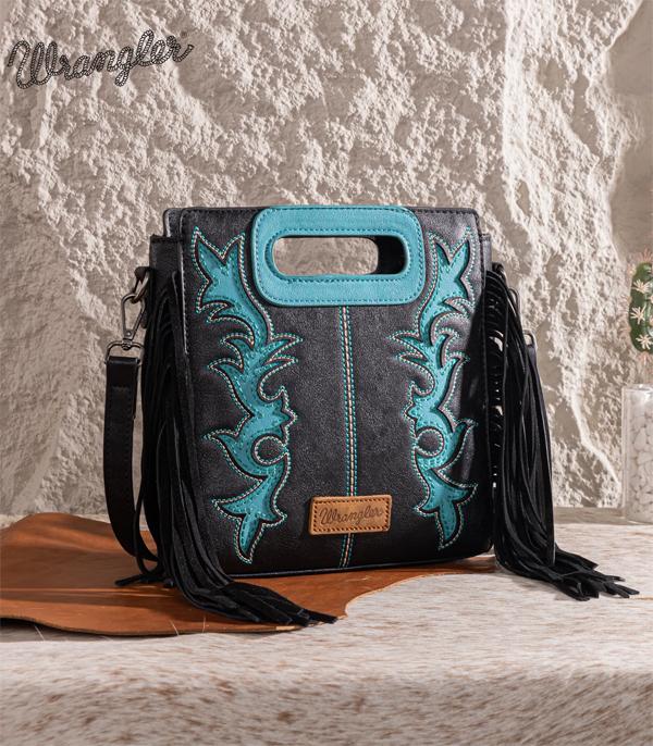 WHAT'S NEW :: Wholesale Wrangler Boot Scroll Fringe Crossbody