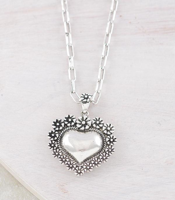 WHAT'S NEW :: Wholesale Western Heart Concho Necklace