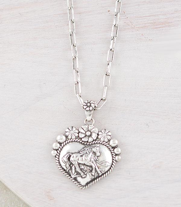 WHAT'S NEW :: Wholesale Western Heart Concho Necklace