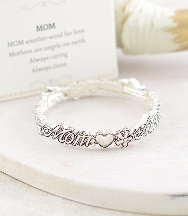 New Arrival :: Wholesale Mom Stretch Bangle Bracelet
