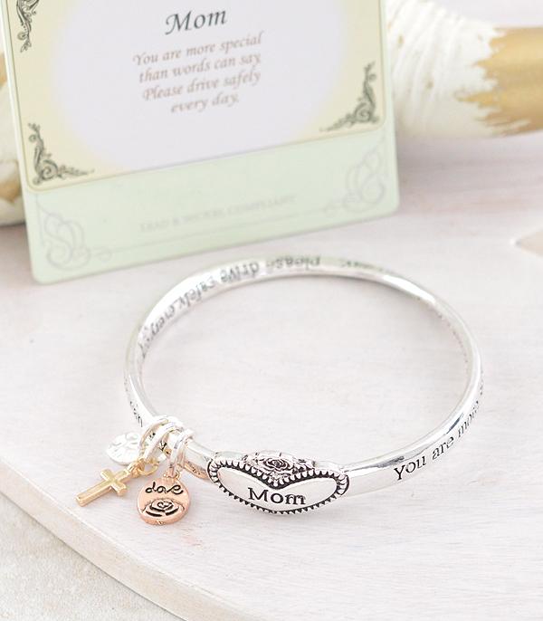 New Arrival :: Wholesale Mom Twist Bangle Bracelet