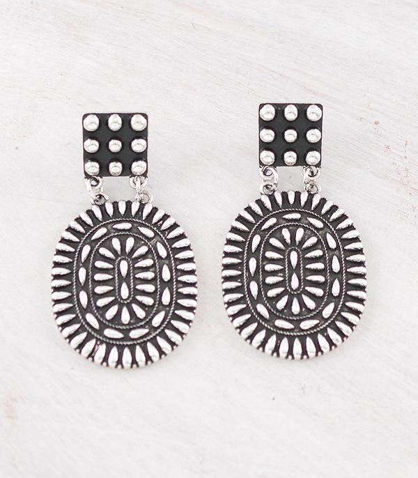 WHAT'S NEW :: Wholesale Western Bubble Concho Earrings