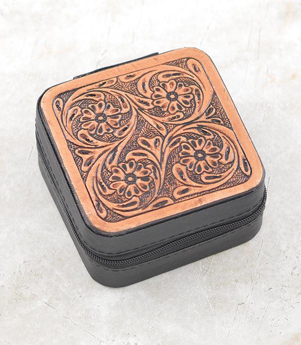 WHAT'S NEW :: Wholesale Western Leather Tooled Jewelry Case