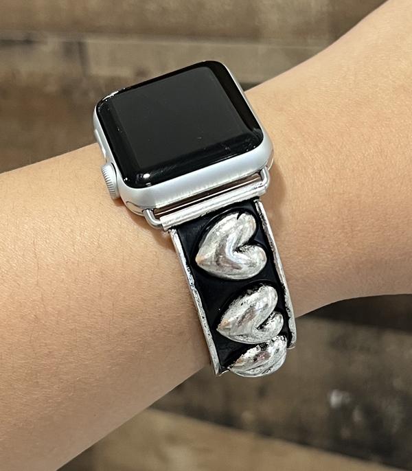 WHAT'S NEW :: Wholesale Western Heart Concho Stretch Watch Band