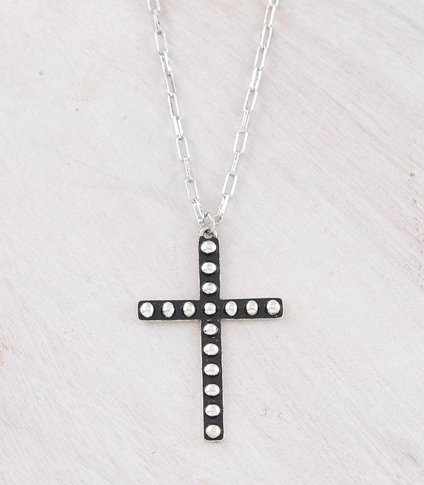 NECKLACES :: CHAIN WITH PENDANT :: Wholesale Western Cross Pendant Necklace