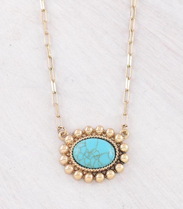 NECKLACES :: WESTERN TREND :: Wholesale Western Turquoise Concho Necklace