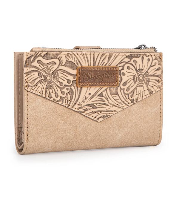 WHAT'S NEW :: Wholesale Wrangler Floral Tooled Bi-Fold Wallet
