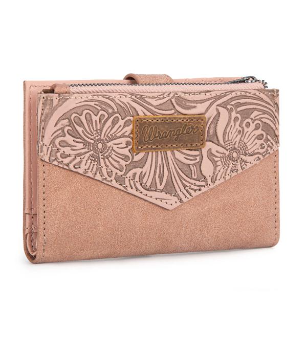 WHAT'S NEW :: Wholesale Wrangler Floral Tooled Bi-Fold Wallet