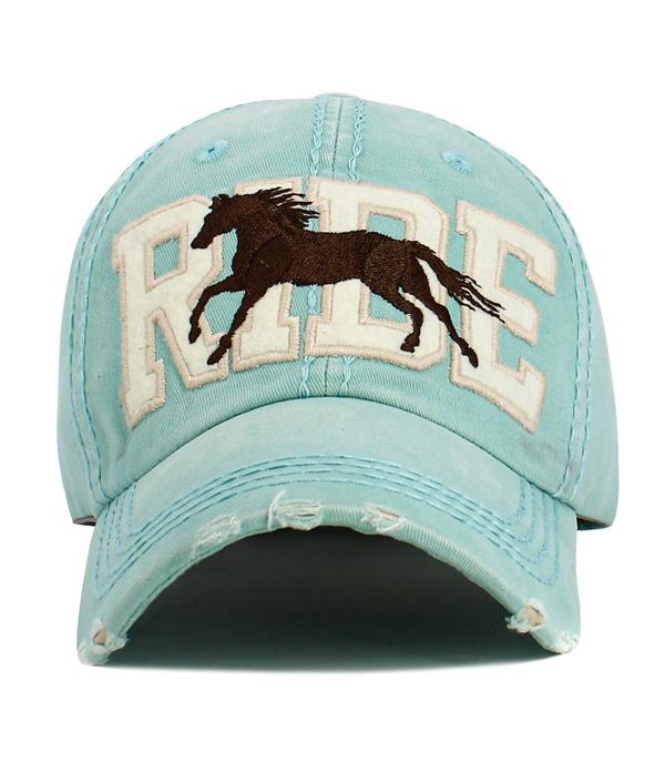 WHAT'S NEW :: Wholesale Western Ride Horse Vintage Ballcap