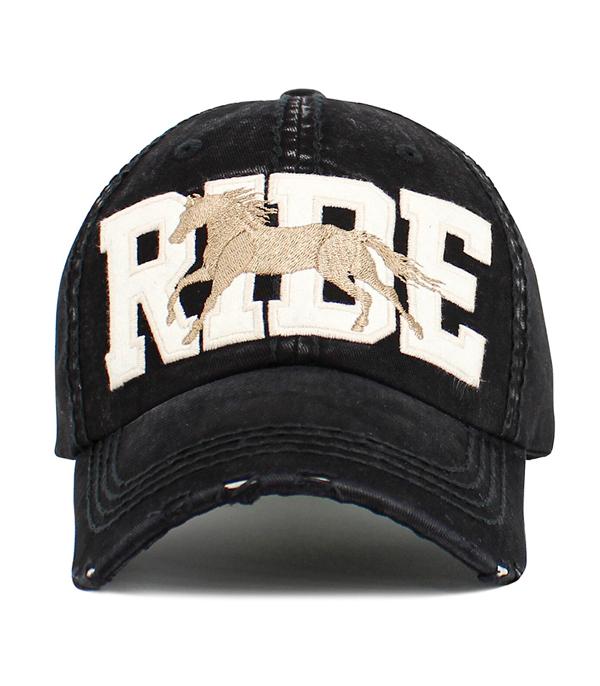WHAT'S NEW :: Wholesale Western Ride Horse Vintage Ballcap