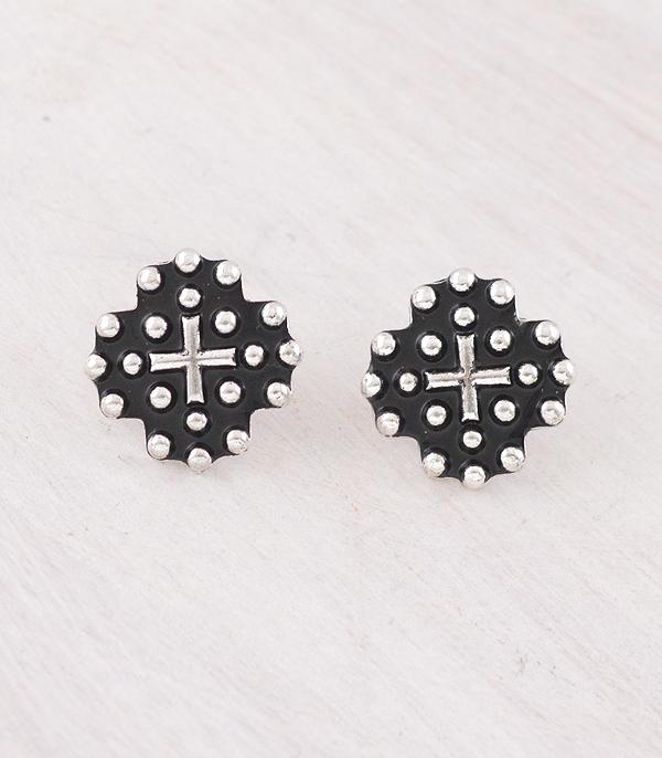 WHAT'S NEW :: Wholesale Western Cross Concho Earrings