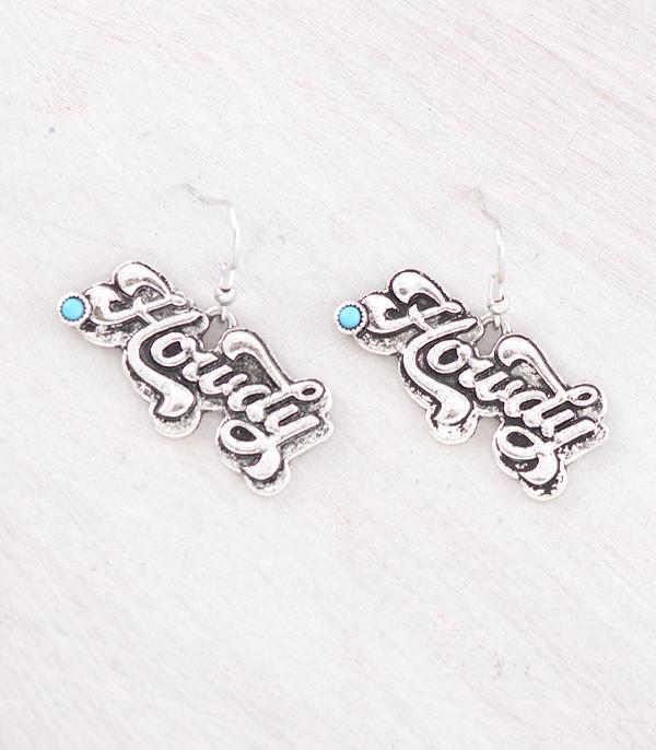 EARRINGS :: WESTERN HOOK EARRINGS :: Wholesale Western Howdy Eearrings