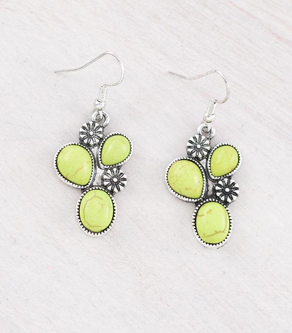 EARRINGS :: WESTERN HOOK EARRINGS :: Wholesale Western Cactus Earrings