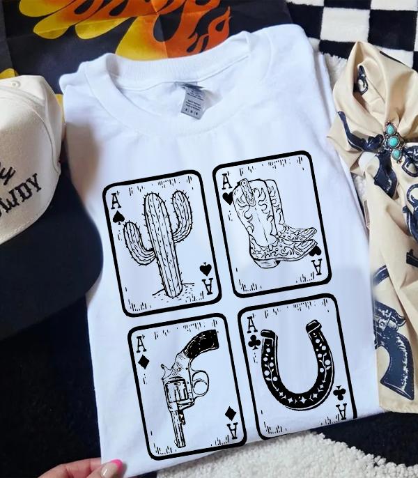 WHAT'S NEW :: Wholesale Western Ace Card Comfort Colors Tshirt